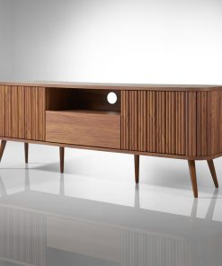 Mid Century Wooden TV Stand For Living Room