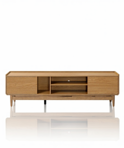 Scandinavian Wooden TV Console For Living Room